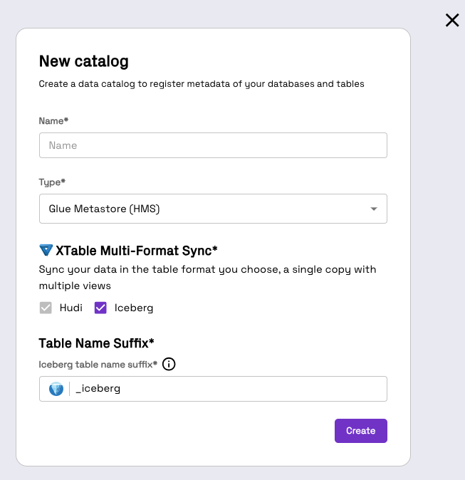 Table Format Conversion and Catalog Sync